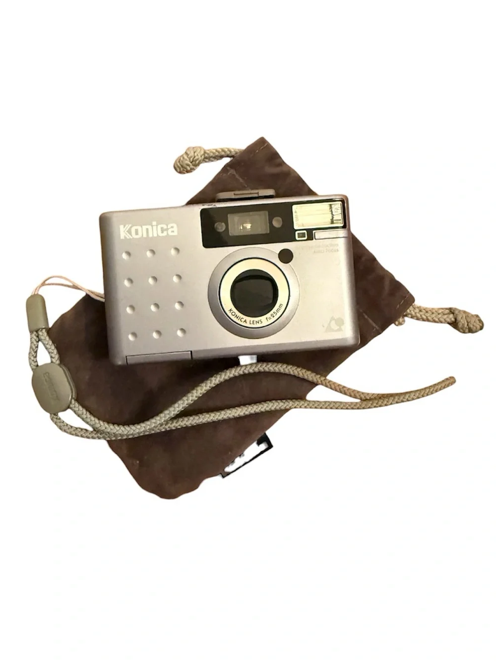 Vintage Konica Revio APS 24mm Point & Shoot Film Camera with Carrying Case